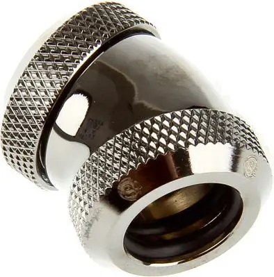 BitsPower Multi-Link úhlový adaptér 30° 12 mm HardTube > 12mm HardTube lesklá černá