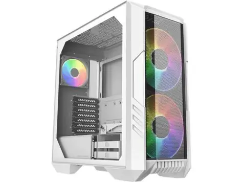 Cooler Master HAF 500 ARGB bílá / E-ATX / 2x USB 3.0 + 1x USB-C / průhledná bočnice