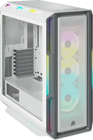 Corsair iCUE 5000T RGB bílá / Mid-Tower / E-ATX / 4x USB 3.0 & 1x USB-C / bez zdroje / průhledná bočnice