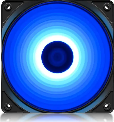 DEEPCOOL RF120B čirá / modrá LED / 120mm / 48.9 CFM / 21.9dB @ 1300 RPM