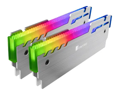 Jonsbo NC-3 2x ARGB chladič RAM stříbrná / 141 x 8.5 x 43 mm / 2ks