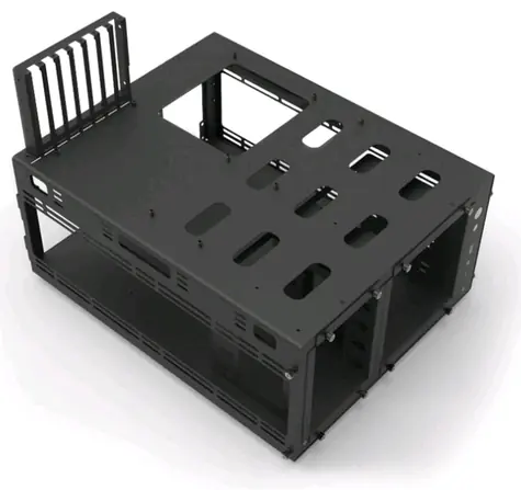 Jonsbo TB01 Benchtable černá / E-ATX / 1x USB 3.0+Type C / bez zdroje