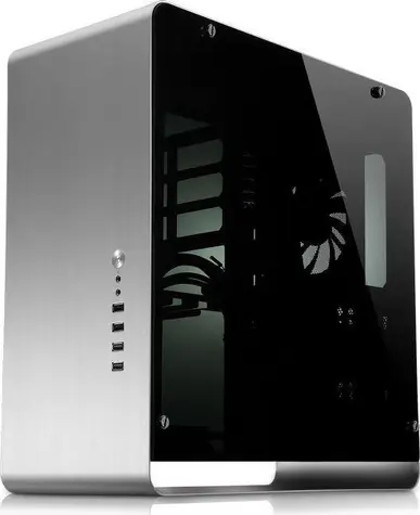 Jonsbo UMX4 Window stříbrná / ATX / 2x USB 3.0 + 2x USB 2.0 / 1x 120 mm / bez zdroje / průhledná bočnice