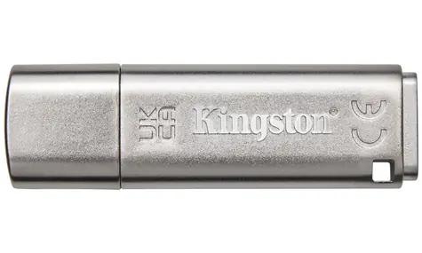 Kingston IronKey Locker+ 50 16GB stříbrná / Flash Disk / USB 3.2 Gen 1 - (USB-A 3.0)
