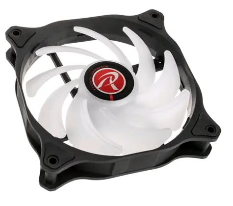 RAIJINTEK Eos 12 RBW ADD-2 set 2 ks černá / 120 mm / 28 dB @ 1800 RPM / 75 CFM / RGB / 4.pin PWM