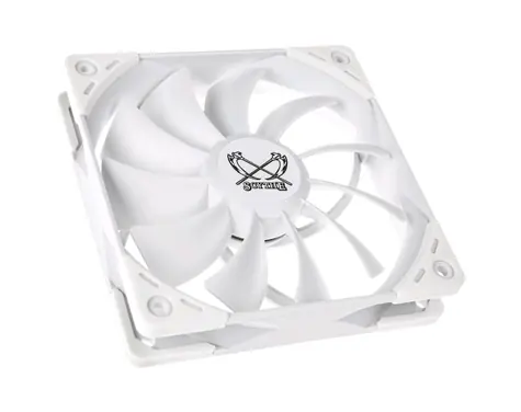 SCYTHE Kaze Flex 120 White PWM 1800rpm / 120 mm / 35.8 dB @ 1800 RPM / PWM