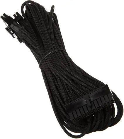 SilverStone 20+4 pin ATX kabel pro modulární zdroje 55cm černá