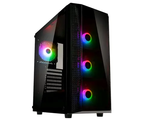 SilverStone Fara B1 Pro ARGB černá / ATX / 2x USB 3.0 + 1x USB 2.0 / 4x 120mm / bez zdroje / průhledná bočnice