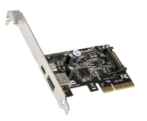 SilverStone ECU03 karta PCIe / 1x USB 3.1 type A & 1x USB 3.1 Type C