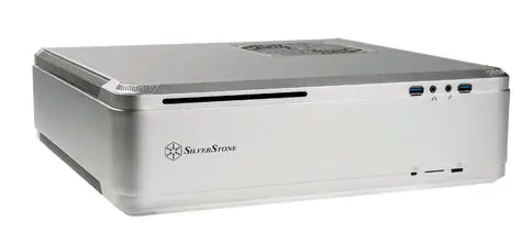 SilverStone Fortress stříbrná / Mini-ITX / 2x USB 3.0 / 2x 120mm / bez zdroje