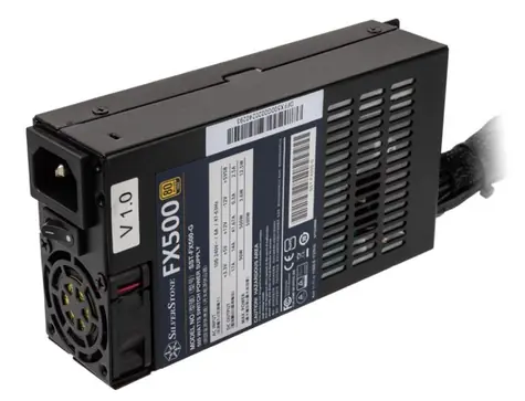 SilverStone FX500-G 500W / Flex-ATX / 40 mm / aktivní PFC / nemodulární / 80 Plus Gold