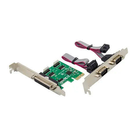MicroConnect PCIe 1x DB25 paralelní & 2x DB9 sériová rozšiřující karta