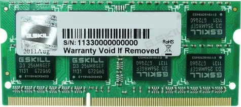 G.Skill 4GB (1x4GB) 1600MHz / SO-DIMM / DDR3L / CL9-9-9-28 / 1.35V 