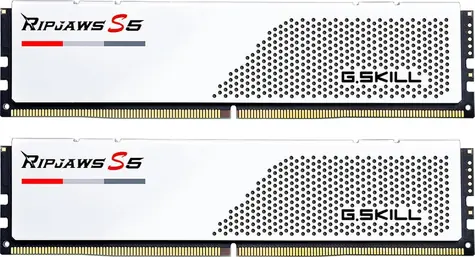 G.Skill Ripjaws S5 White 64GB (2x32GB) 5200MHz / DDR5 / CL36-36-36-83 / 1.25V / XMP 3.0 