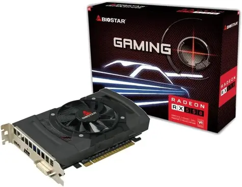 Biostar BIO D5 RX 550 4GB / 1183 MHz / 4 GB D5 / 128-bit / DVI + HDMI + DP