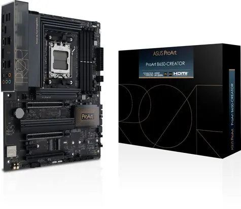 ASUS ProArt B650-CREATOR / AMD B650 / DDR5 / SATA III RAID / USB / 2.5GLAN / M.2 / sc.AM5 / ATX