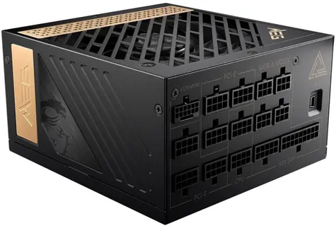 MSI MEG Ai1300P PCIE5 / ATX / 1300W / 80PLUS PLATINUM / Aktivní PFC / PCIe 5.0 / 120 mm