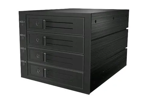 Icy Box IB-564SSK černá / Backplane pro 4x 3.5