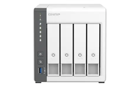 QNAP TS-433-4G / ARM 4core 2.0GHz / 4GB RAM / 4x SATA / 1x GbE / 1x 2.5GbE / 2x USB 2.0 / 1x USB 3.2