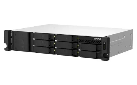 QNAP TS-864eU-RP-4G / 4core 2.9GHz / 4GB RAM / 8xSATA / 2x2.5GbE / 1xPCIe / 1xHDMI / 2xzdroj / malá hloubka