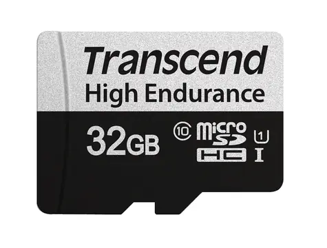 Transcend 350V 32GB / Micro SDHC / Paměťová karta /  Class 10 / R: 95MBps / W: 45MBps