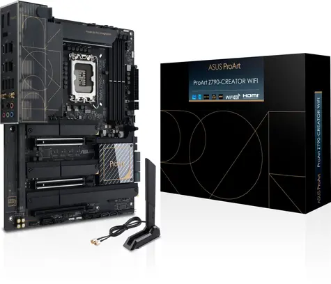 ASUS ProArt Z790-CREATOR WIFI / Z790 / LGA 1700 / 4x DDR5 / PCIE 5.0 / 1x 2.5GLAN / Wi-Fi / ATX
