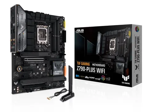 ASUS TUF GAMING Z790-PLUS WIFI  / Z790 / LGA 1700 / 4x DDR5 / PCIEx16 / 1x 2.5GLAN / Wi-Fi / ATX