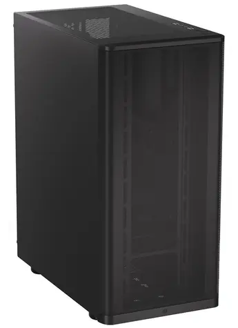 Endorfy Ventum 200 Solid černá / Mid tower / ATX / 1x 120mm / 2x USB 3.0 / mesh panel / bez zdroje 
