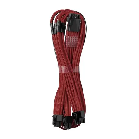 CableMod PRO ModMesh 8-Pin PCIe Trojtý prodlužovací kabel 60 cm - tmavě červená