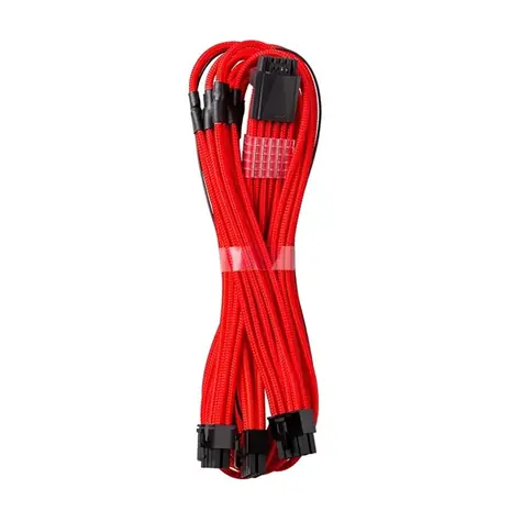 CableMod PRO ModMesh 8-Pin PCIe Trojtý prodlužovací kabel 60 cm - červená