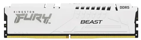 Kingston Fury Beast White 16GB (1x16GB) DDR5 5200MHz EXPO / CL36 / DIMM / On-Die ECC / EXPO / XMP / 1.25V