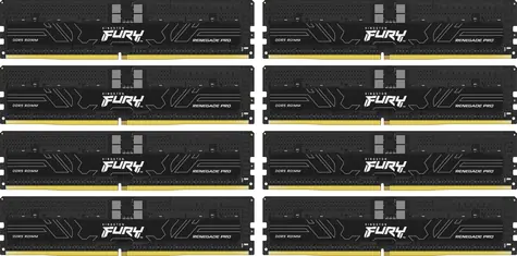 Kingston FURY Renegade Pro Black PnP 256GB (8x32GB) DDR5 4800MHz / CL36 / DIMM / ECC / XMP / 1.1V