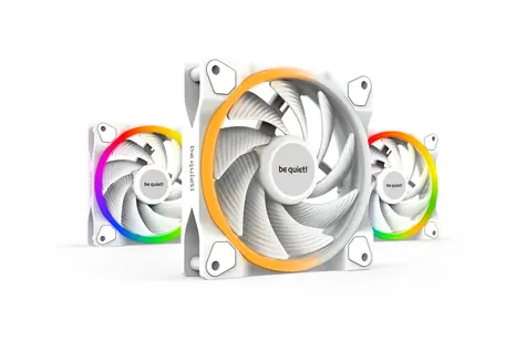 be quiet! LIGHT WINGS PWM HS 120 Triple Pack bílá / ARGB / Fluid-dynamic Bearing / 31dB @ 2500RPM / 52.3CFM / 4-pin