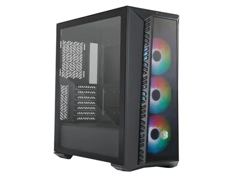 Cooler Master Masterbox 520 Mesh černá / ATX / 1x USB-A 3.2 & 1x USB-C 3.2 / 3x 120 mm / bez zdroje / průhledná bočnice