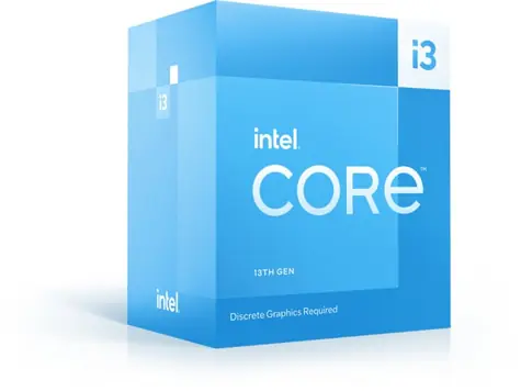 Intel Core i3-13100F @ 3.4GHz - TRAY / TB 4.5GHz / 4C8T / L3 12MB / Bez VGA / 1700 / Raptor Lake / 58W