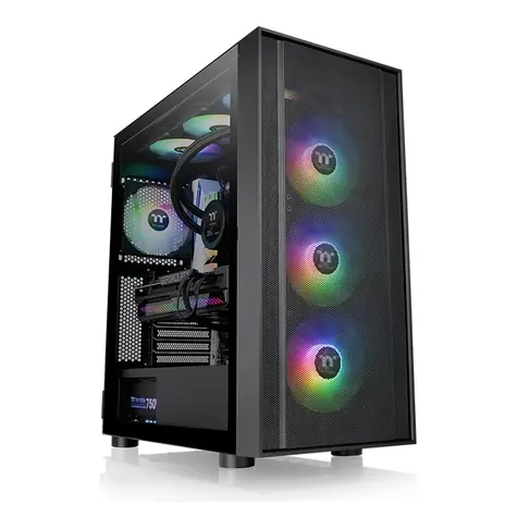 Thermaltake H570 TG ARGB Black / ATX / 2x USB 3.0 / Bez zdroje / průhledná bočnice