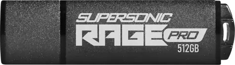 Patriot Supersonic Rage Pro 512GB černá / Flash Disk / USB 3.2 Gen 1 - (USB-A 3.0)