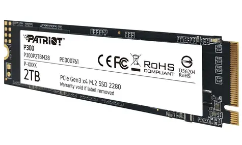 Patriot P300 2TB / M.2 2280 / SSD / IOPS: 290K 260K / M.2 PCI-E 3  
