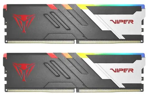 Patriot Viper Venom RGB 32GB (2x16GB) 7400MHz šedá / DDR5 / CL36 / XMP 3.0 / On-Die ECC / Unbuffered / 1.25V 