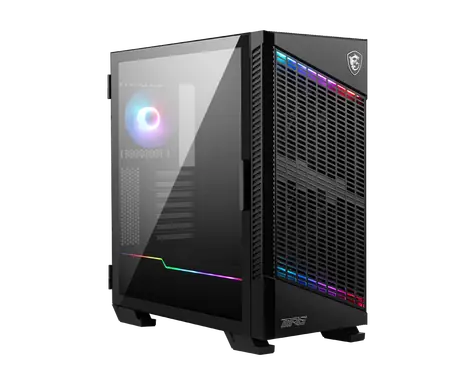 MSI MPG Velox 100P černá / ATX / 4x 120mm / 2x USB 3.0 & 1x USB Type-C / bez zdroje / průhledná bočnice