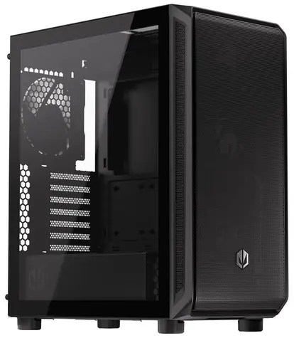 Endorfy Arx 500 Air černá / Mid tower / ATX / 5x 140mm / 2x USB-A + USB-C / mesh panel / průhledná bočnice / bez zdroje 