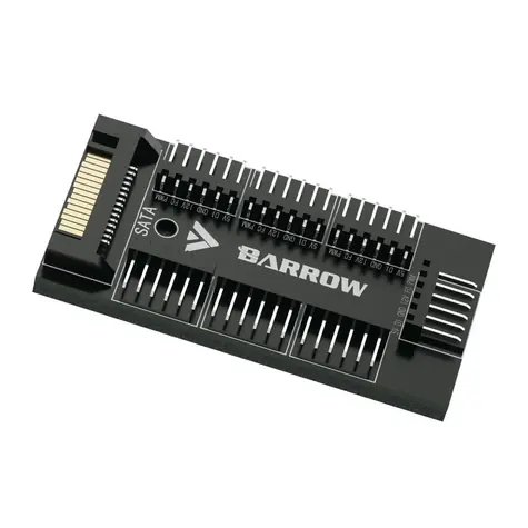 Barrow Hub pro ventilátory a RGB / 7x 6-pin / 1x SATA