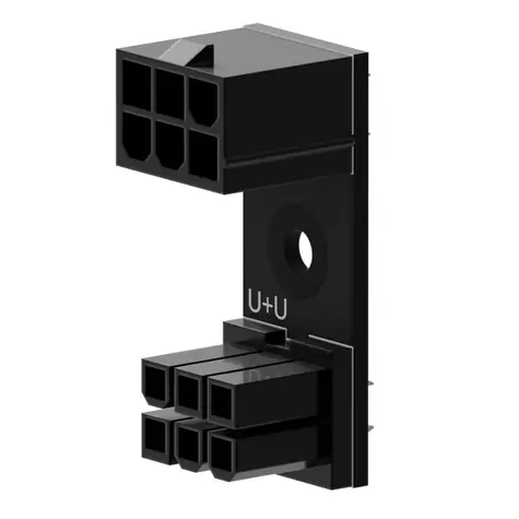 Singularity Computers Shift 6-Pin PCIE 180° adaptér U+U černá