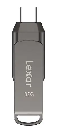 Lexar JumpDrive D400 Dual 32GB / Flash Disk / USB-A / USB-C / Rychlost přenosu až: 100MBs