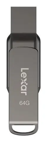 Lexar JumpDrive D400 Dual 64GB / Flash Disk / USB-A / USB-C / Rychlost přenosu až: 130MBs