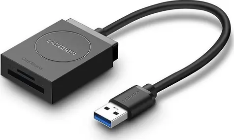 Ugreen čtečka paměťových karet USB-A 3.0 (M) - micro SD & SD černá / čtečka karet