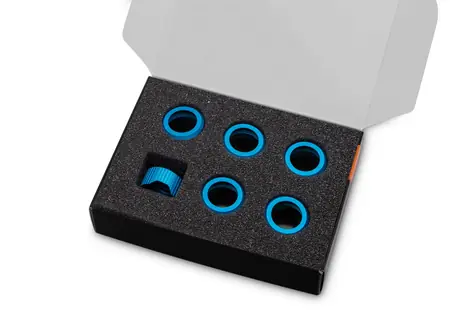 EKWB EK-Quantum Torque Compression Ring 6-Pack HDC 14 - Blue