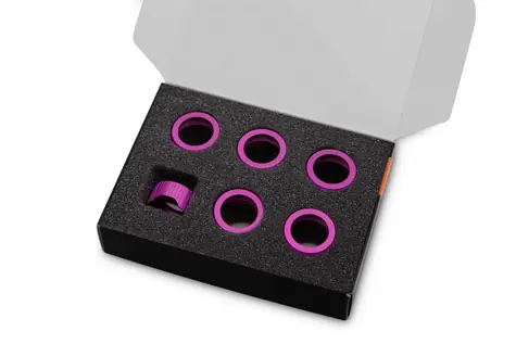 EKWB EK-Quantum Torque Compression Ring 6-Pack HDC 16 - Purple