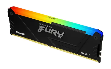Kingston FURY Beast RGB 8GB (1x8GB) DDR4 3600MHz / CL17 / DIMM / XMP