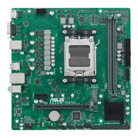 ASUS Pro A620M-DASH-CSM / AMD A620 / sc.AM5 / DDR5 / mATX / max 2xRAM / 4x USB 3.0 / HDMI 